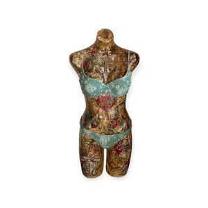 TRIANGL bikini two piece green underwire summer swim wear small